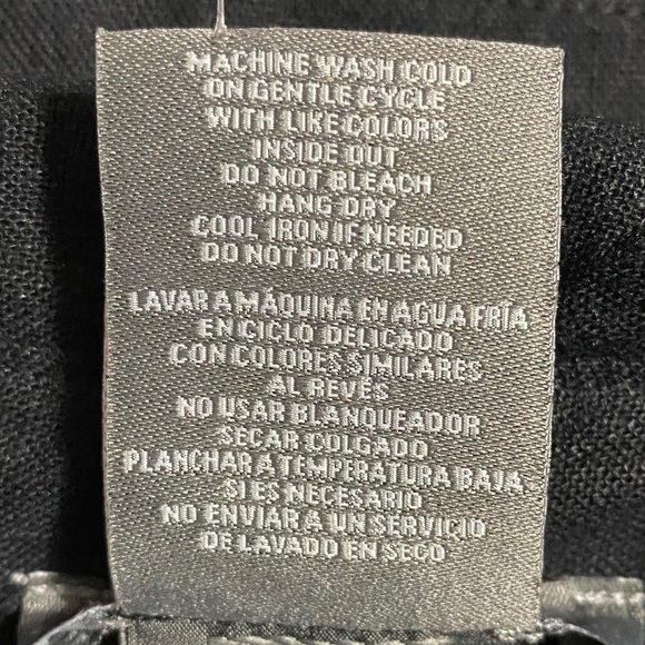 Matty M Linen Blend Button Front Romper M Black Casual Collar Belted Pockets NWT - Picture 8 of 8